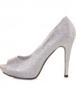 High-Heel-Peep-Toe-Silver-Glitter-Court-Prom-Shoes-SIZE-5-0-3