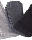 High-Quality-Wool-Wrist-Arm-Warmer-Long-Fingerless-Gloves-Dark-Grey-0-0