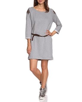 Hilfiger-Denim-Womens-34-sleeve-Dress-Grey-Grau-MID-GREY-HEATHER-025-10-0