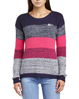 Hilfiger-Denim-Womens-Sana-Sweater-Striped-Crew-Neck-Long-Sleeve-Jumper-Blue-PeacoatMulti-Size-10-Manufacturer-SizeSmall-0