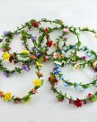 Hippies-Flower-Headband-Garland-Crown-Festival-Wedding-Hair-Wreath-BOHO-Floral-Headband-White-0-0