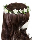 Hippies-Flower-Headband-Garland-Crown-Festival-Wedding-Hair-Wreath-BOHO-Floral-Headband-White-0