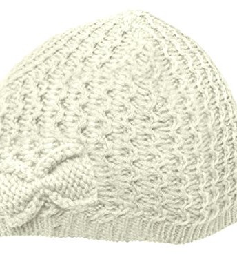 ILCK-Ladies-Womens-Bow-Beanie-Hat-Cap-Plain-Colour-Knitted-Warm-Winter-Wooly-0