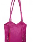 IOIOMIO-Borsetta-per-le-Icone-Womens-Shoulder-Bag-Pink-Pink-Fuchsia-0-1