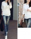 ISASSY-Womens-Ladies-Stylish-Sexy-Hot-Loose-Batwing-Dolman-Lace-Blouses-Top-T-shirt-Batwing-Style-Long-Sleeves-Loose-Style-0-0
