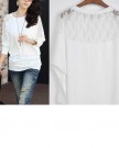 ISASSY-Womens-Ladies-Stylish-Sexy-Hot-Loose-Batwing-Dolman-Lace-Blouses-Top-T-shirt-Batwing-Style-Long-Sleeves-Loose-Style-0-3