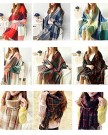 ISASSY-Womens-Ladies-Vintage-Wraps-scarf-scarves-Elegant-Tartan-Plaid-cashmere-scarf-Shawl-silk-Chiffon-Printing-Chinese-long-Style-warm-neck-for-autumn-winterchristmas-gift-0-2