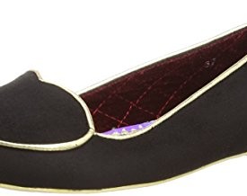 Irregular-Choice-Womens-Flat-Love-Court-Shoes-4050-21A-40-Black-65-UK-40-EU-0