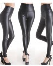 JNTworld-Women-sexy-wet-look-Tight-shine-liquid-metallic-faux-Leather-high-waisted-leggings-party-lookPVC-look-XLUK-14-16-matt-black-0