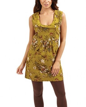 Joe-Browns-Womens-Creative-Cord-Sleeveless-Floral-Tunic-Top-Mustard-14-0