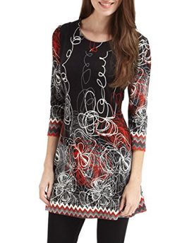 Joe-Browns-Womens-Creative-Scribble-Knitted-Long-Sleeved-Tunic-Top-Black-Multi-8-0