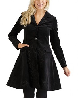 Joe-Browns-Womens-Fit-For-A-Queen-Long-Sleeved-Coat-Black-18-0