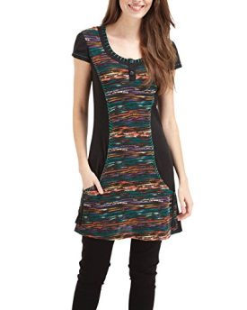 Joe-Browns-Womens-Funky-And-Flattering-Short-Sleeved-Tunic-Dress-Stripe-Multi-16-0