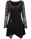 Joe-Browns-Womens-Luxe-Lace-Panel-Long-Sleeved-Tunic-Top-Black-12-0-1