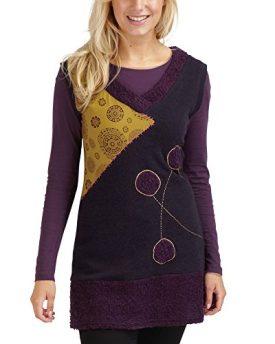 Joe-Browns-Womens-Remarkable-Long-Sleeved-Textured-Tunic-Purple-16-0