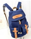 K9Q-Korean-Cute-Women-Girl-Vintage-Canvas-Backpack-Shoulder-Bag-School-Bag-Travel-Rucksack-Satchels-Shipped-With-Tracking-No-A-Exclusive-Gift-Dark-blue-0