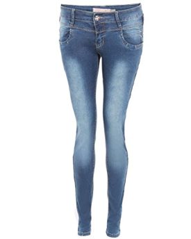 KRISP-NEW-Ladies-Womens-Dark-Wash-Studded-Stretch-Denim-Skinny-Slim-Fit-Leg-Jeans-Pants-Casual-Trousers-Size-6-8-10-12-14-6292-0