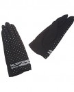 Kenmont-Summer-Women-Dots-Sun-UV-Protection-Outdoor-100-Cotton-Driving-Gloves-Black-0-0