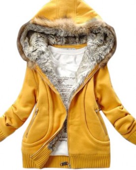 KingSo-Trendy-Womens-Winter-Thicken-Hoodie-Casual-Zipper-Coat-Outerwear-Jacket-Tops-Yellow-XL-0