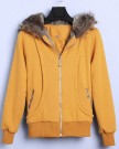 KingSo-Trendy-Womens-Winter-Thicken-Hoodie-Casual-Zipper-Coat-Outerwear-Jacket-Tops-Yellow-XL-0-3