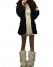 KingSo-Women-Girls-Cute-Winter-Warm-Jacket-Bear-Hooded-Hoodie-Furry-Coat-OuterwearBlack-S-0