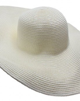 KobwaTM-Creamy-White-Fashion-Bohemia-Wide-Brim-Hand-Knit-Straw-Beach-Hat-Sunhat-With-Kobwas-Keyring-0