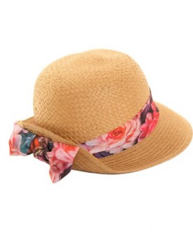 LADIES-CLOCHE-STYLE-HAT-WITH-A-FLORAL-BAND-0