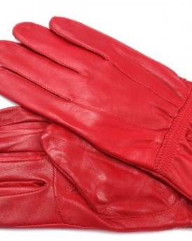 LADIES-NEW-SOFT-LEATHER-FULLY-LINED-GLOVES-BY-LORENZ-8910-SMALL-RED-0