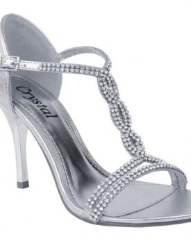 LADIES-WOMENS-PARTY-PROM-BRIDAL-EVENING-FASHION-HIGH-HEELS-SHOES-SANDALS-SIZE-UK-4-EU-37-US-6-Silver-0