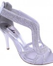 LADIES-WOMENS-PARTY-PROM-BRIDAL-EVENING-FASHION-HIGH-HEELS-SHOES-SANDALS-SIZE-UK-6-EU-39-US-8-Silver-Metallic-0-0