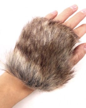 LOCOMO-Women-Girl-Hand-Warmer-Fingerless-Faux-Fur-Hair-Gloves-FAF035FUR-Fur-0