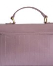 LYDC-Womens-Faux-Patent-Leather-Glossy-Satchel-Shoulder-Bag-Bow-Handle-Quilted-Designer-Fashion-Elegant-Evening-Colors-Lavender-0-1