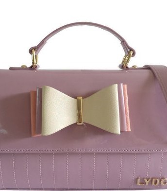 LYDC-Womens-Faux-Patent-Leather-Glossy-Satchel-Shoulder-Bag-Bow-Handle-Quilted-Designer-Fashion-Elegant-Evening-Colors-Lavender-0