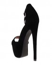 Ladies-BEBO-Black-Faux-Suede-Very-High-Heel-Platform-Ankle-Strap-Sandal-Shoes-6-0-1