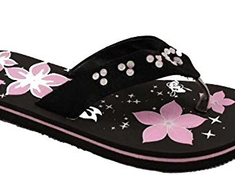 Ladies-Black-Summer-Flat-Sole-Beach-Flip-Flop-Sandals-Size-3-to-7-UK-HOLIDAY-CASUAL-8-UK-Black-Pink-0