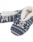 Ladies-Blue-Fairisle-Knitted-Snugg-Slippers-With-Supersoft-Sherpa-Lining-UK-5-6-0-0