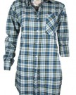 Ladies-Checked-Shirts-Long-Loose-Fit-Check-Blouses-with-Pockets-OLIVE-EU-44-UK-16-0-1