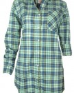 Ladies-Checked-Shirts-Long-Loose-Fit-Check-Blouses-with-Pockets-OLIVE-EU-44-UK-16-0-2