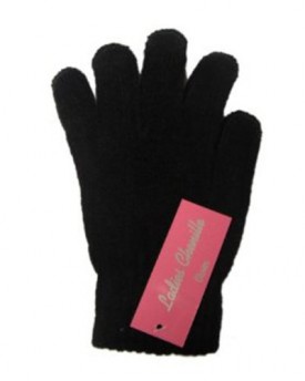 Ladies-Chenille-Gloves-Black-0