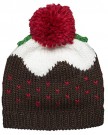 Ladies-Christmas-Festive-Holiday-Season-Fancy-Dress-Novelty-Knit-Beanie-Hats-Pudding-0-0