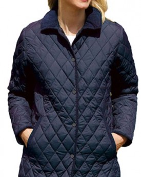 Ladies-Country-Estate-Diamond-Quilted-Short-Winter-Coat-Jacket-Navy-18-0