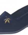 Ladies-Cuban-Heel-Slippers-Navy-Blue-size-7-UK-0