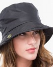 Ladies-Dark-Navy-Casual-Wax-Waterproof-Cloche-Hat-0