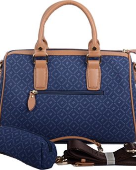 Ladies-Designer-Motif-Barrel-Shoulder-Tote-Handbag-by-Max-Enjoy-Paris-0