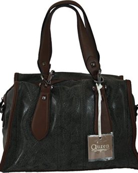 Ladies-Distressed-Faux-Leather-Effect-Designer-Shoulder-Tote-bag-by-Auren-Paris-0