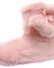 Ladies-Famous-Dunlop-ANGEL-Furry-Boot-Slippers-BLUSH-Medium-UK-sizes-5-6-0