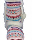 Ladies-Famous-Dunlop-ANNABELLE-Nordic-Bootee-slippers-faux-fur-lining-CREAM-MULTI-sizes-Medium-UK-sizes-5-6-0-2