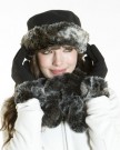Ladies-Faux-Fur-Chilton-Crown-Hat-Glove-Twist-Effect-Scarf-Winter-Set-Black-0