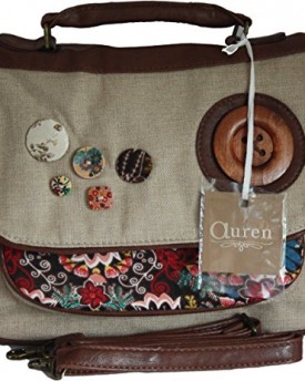 Ladies-Faux-Leather-and-Tapestry-Effect-Designer-Shoulder-Tote-bag-by-Auren-Paris-0