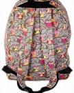 Ladies-Girls-Canvas-Print-Backpack-Bag-Rucksack-Travel-Gym-School-College-A4-OwlGrey-0-0